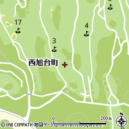 石川県能美市西旭台町周辺の地図