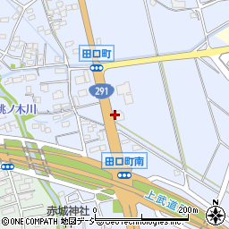 寿司うどん 源氏家族 田口店周辺の地図
