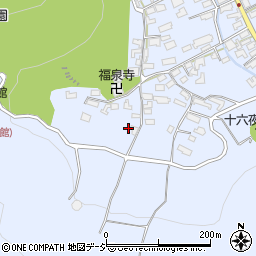 温泉水道周辺の地図