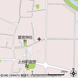 栃木県下野市上台416周辺の地図