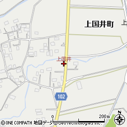 上国井周辺の地図