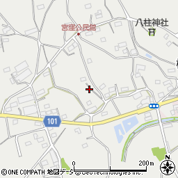 群馬県前橋市滝窪町周辺の地図