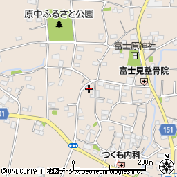 群馬県前橋市富士見町原之郷1795周辺の地図