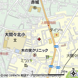 群馬県みどり市大間々町大間々1160-8周辺の地図