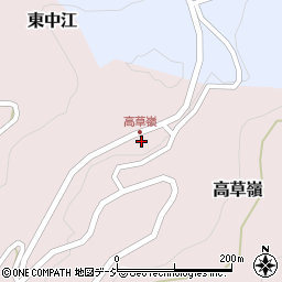 富山県南砺市高草嶺1006周辺の地図
