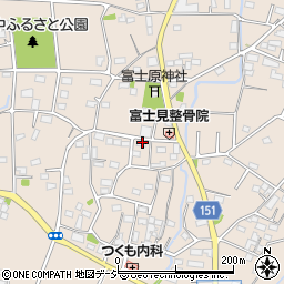 群馬県前橋市富士見町原之郷1774周辺の地図