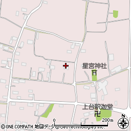 栃木県下野市上台447周辺の地図