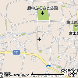 群馬県前橋市富士見町原之郷388周辺の地図