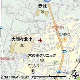 群馬県みどり市大間々町大間々1158-13周辺の地図