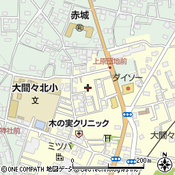 群馬県みどり市大間々町大間々1160-5周辺の地図