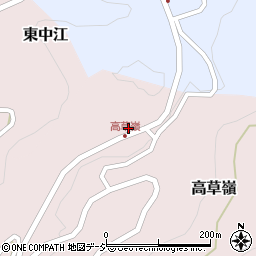 富山県南砺市高草嶺969周辺の地図
