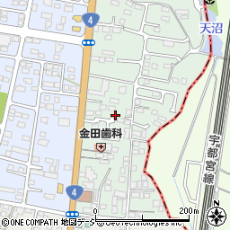 栃木県下野市下古山18-18周辺の地図