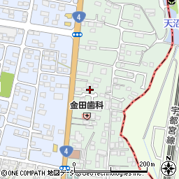 栃木県下野市下古山18-16周辺の地図