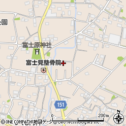 群馬県前橋市富士見町原之郷1683-4周辺の地図