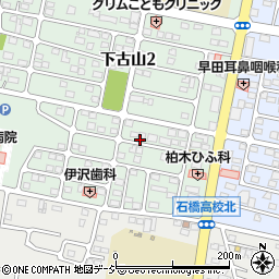 栃木県下野市下古山1丁目7-10周辺の地図