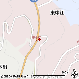 富山県南砺市東中江1131周辺の地図