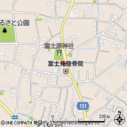 群馬県前橋市富士見町原之郷1755周辺の地図