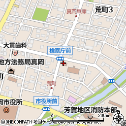 宇都宮地方検察庁真岡支部周辺の地図