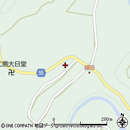 長野県東筑摩郡筑北村坂北細田周辺の地図