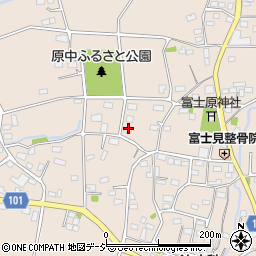 群馬県前橋市富士見町原之郷1765-5周辺の地図