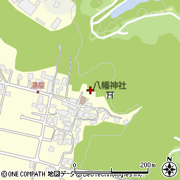 石川県能美市湯屋町周辺の地図