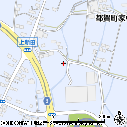 栃木県栃木市都賀町家中4497周辺の地図