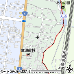 栃木県下野市下古山37-5周辺の地図