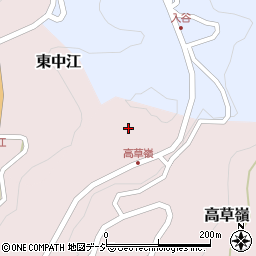 富山県南砺市高草嶺179周辺の地図