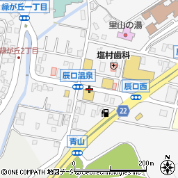 辰口温泉口周辺の地図
