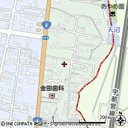 栃木県下野市下古山37-1周辺の地図