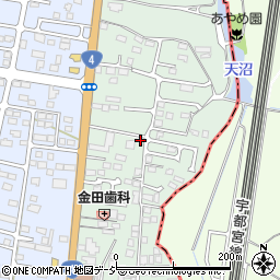 栃木県下野市下古山37-7周辺の地図