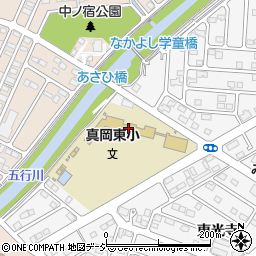 真岡市立真岡東小学校周辺の地図