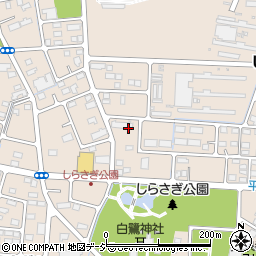 栃木県河内郡上三川町しらさぎ周辺の地図