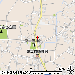 群馬県前橋市富士見町原之郷1636-1周辺の地図