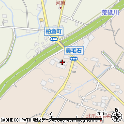 群馬県前橋市鼻毛石町834周辺の地図