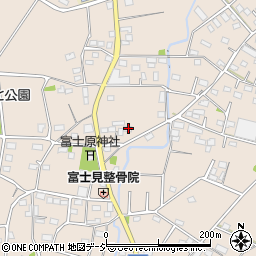 群馬県前橋市富士見町原之郷1637-1周辺の地図