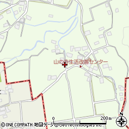 長野県大町市社129周辺の地図