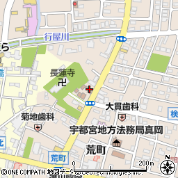 真岡市観光物産館周辺の地図