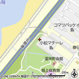 石川県能美市道林町ヘ周辺の地図
