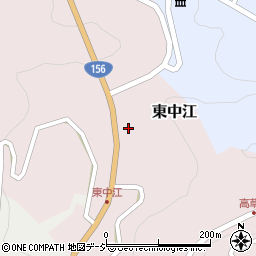 富山県南砺市東中江538周辺の地図
