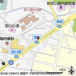 ８番らーめん 辰口店周辺の地図