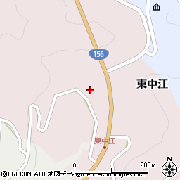 富山県南砺市東中江591周辺の地図