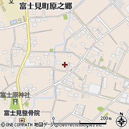 群馬県前橋市富士見町原之郷1624-3周辺の地図