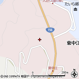 富山県南砺市東中江612周辺の地図