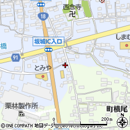 長野県埴科郡坂城町中之条55周辺の地図
