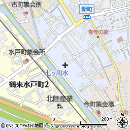石川県白山市鶴来新町（レ）周辺の地図