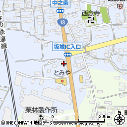 長野県埴科郡坂城町中之条751周辺の地図