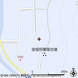 長野県東筑摩郡筑北村坂井安坂中村周辺の地図