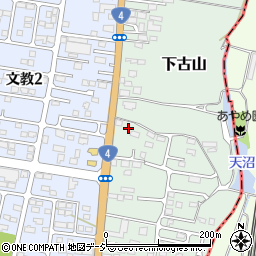 栃木県下野市下古山52周辺の地図