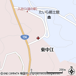 富山県南砺市東中江313周辺の地図